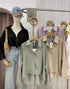 Casual Collar Down Shirt Hollow Out Design at the back